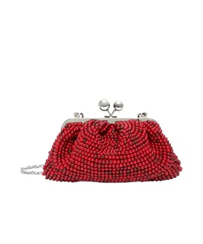 Weekend Max Mara Small Pasticcino Resin Pearl Shoulder Bag In Black