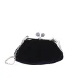 Weekend Max Mara Small Pasticcino Shoulder Bag In Black
