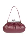 Weekend Max Mara Borsa A Tracolla Pasticcino In Montone Rosso Viola In Red