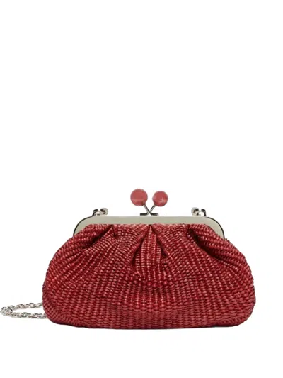 Weekend Max Mara Chain Clutch Bag In Pink