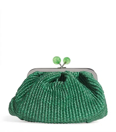 WEEKEND MAX MARA SMALL RAFFIA-EFFECT PASTICCINO BAG