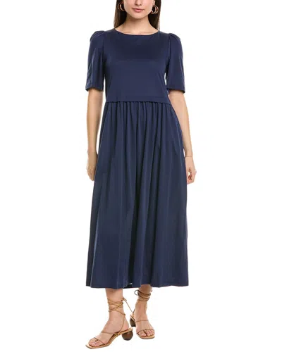 Weekend Max Mara Snack Maxi Dress In Blue