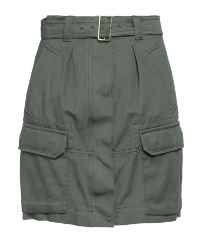 Weekend Max Mara Solid A-line Skirt In Purple