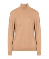 Weekend Max Mara Solid Color Polo Necks In Brown
