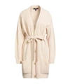 Weekend Max Mara Solid Knit Cardigan In Cream-white
