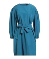 Weekend Max Mara Solid Satin Flared Skirt In Brown