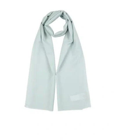 Weekend Max Mara Solid Wool Scarf In White