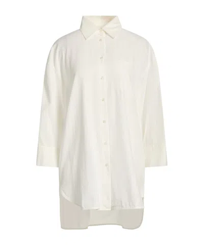 Weekend Max Mara Solid-color Long-sleeved Shirt In Neutral