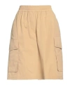 Weekend Max Mara Solid-colored Work Shorts In Brown