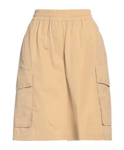 Weekend Max Mara Solid-colored Work Shorts In Brown