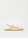 Weekend Max Mara Pearl-embellished Slingback Flats