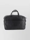 Weekend Max Mara Spacious Nappa Leather Cross-body Satchel In Black