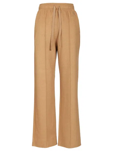 Weekend Max Mara Sponda Jersey Trousers Brown