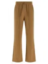 Weekend Max Mara Sponda Pants Beige In Animal Print
