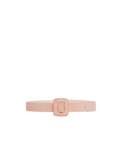 Weekend Max Mara Square Buckle Belt In Brown