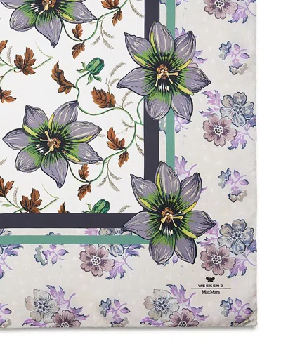 Weekend Max Mara Square Silk Scarf In Multi