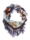 Weekend Max Mara Stola In Animal Print