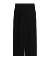 Weekend Max Mara Belt And Loop Wide-leg Pants In Black