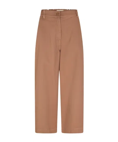 Weekend Max Mara Straight Casual Pants In Brown