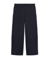 Weekend Max Mara Straight Cropped Pants In Black