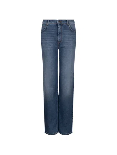 Weekend Max Mara Straight-leg Jeans In Blue