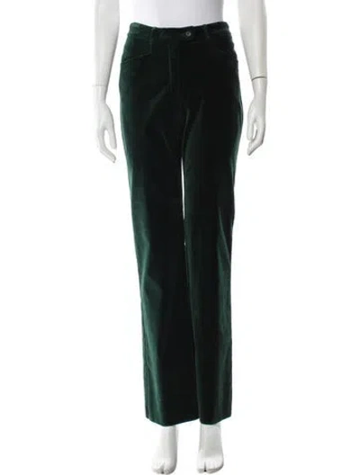 Pre-owned Weekend Max Mara Straight Leg Pants In Black