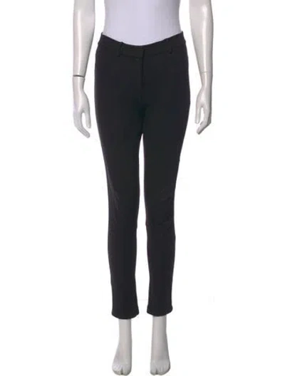 Pre-owned Weekend Max Mara Straight Leg Pants In Black