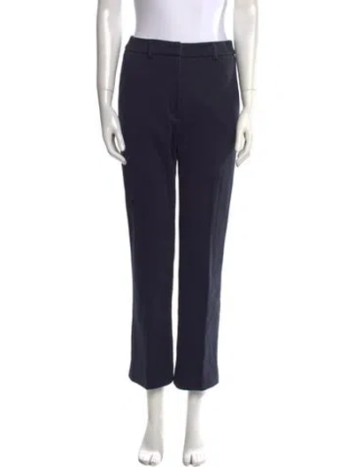 Pre-owned Weekend Max Mara Straight Leg Pants In Blue