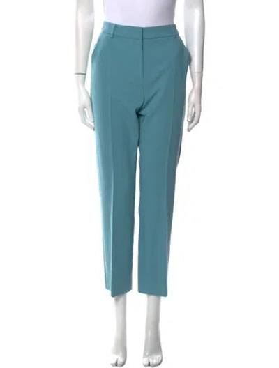 Pre-owned Weekend Max Mara Straight Leg Pants In Blue