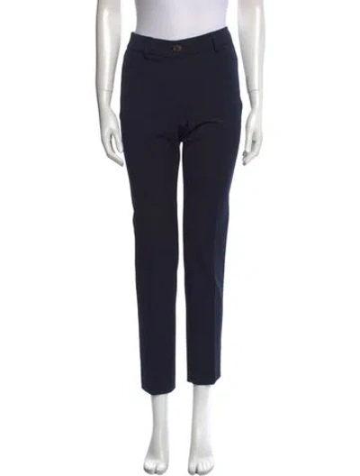 Pre-owned Weekend Max Mara Straight Leg Pants In Blue