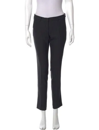 Pre-owned Weekend Max Mara Straight Leg Pants In Blue