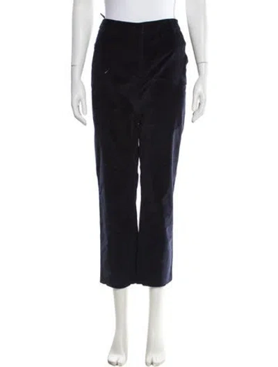 Pre-owned Weekend Max Mara Straight Leg Pants In Blue