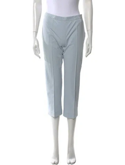 Pre-owned Weekend Max Mara Straight Leg Pants In Blue