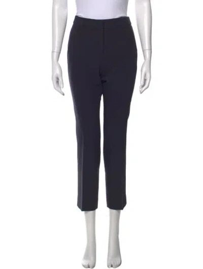 Pre-owned Weekend Max Mara Straight Leg Pants In Blue