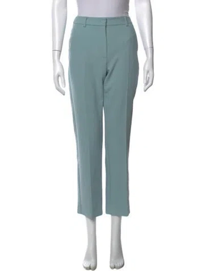 Pre-owned Weekend Max Mara Straight Leg Pants In Blue
