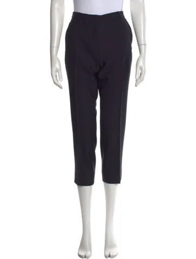 Pre-owned Weekend Max Mara Straight Leg Pants In Blue