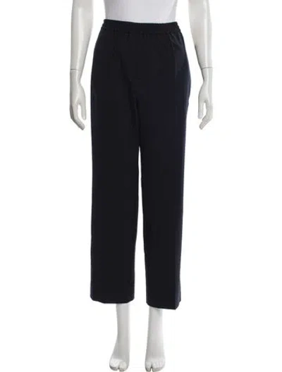 Pre-owned Weekend Max Mara Straight Leg Pants In Blue