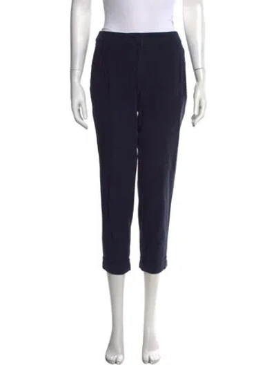 Pre-owned Weekend Max Mara Straight Leg Pants In Blue