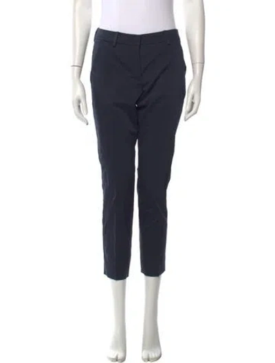 Pre-owned Weekend Max Mara Straight Leg Pants In Blue