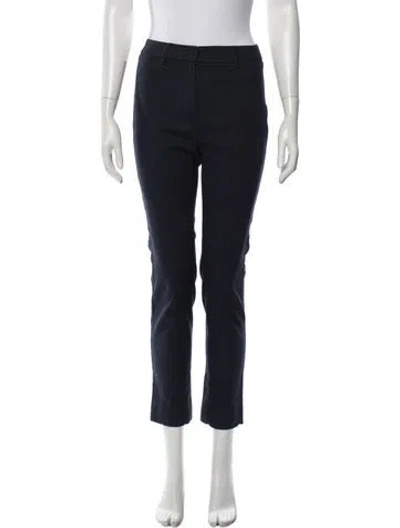 Pre-owned Weekend Max Mara Straight Leg Pants In Blue