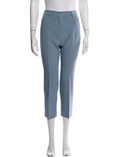Pre-owned Weekend Max Mara Straight Leg Pants In Blue