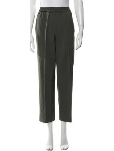 Pre-owned Weekend Max Mara Straight Leg Pants In Gray