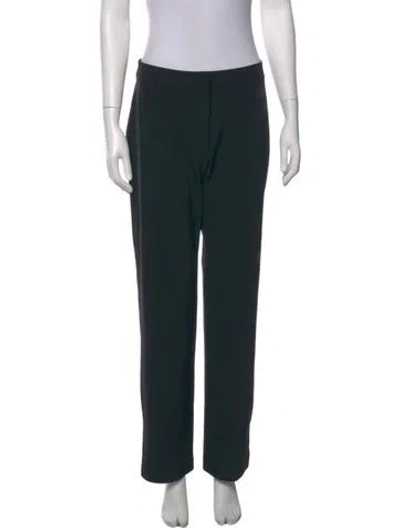 Pre-owned Weekend Max Mara Straight Leg Pants In Green