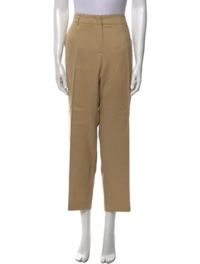 Pre-owned Weekend Max Mara Straight Leg Pants In Neutral