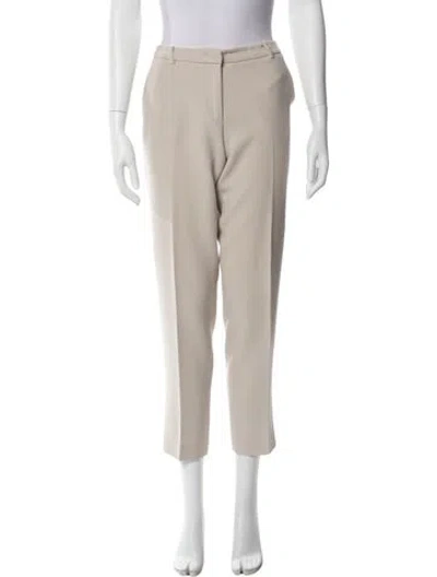 Pre-owned Weekend Max Mara Straight Leg Pants In Neutral