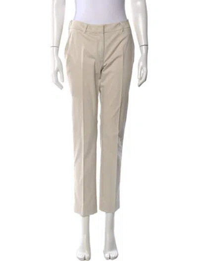 Pre-owned Weekend Max Mara Straight Leg Pants In Neutral