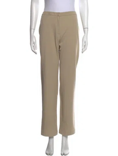 Pre-owned Weekend Max Mara Straight Leg Pants In Neutral