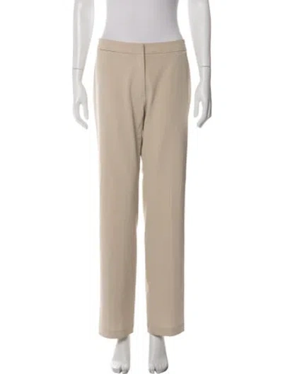 Pre-owned Weekend Max Mara Straight Leg Pants In Neutral