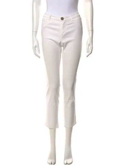 Pre-owned Weekend Max Mara Straight Leg Pants In Neutrals