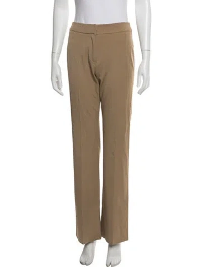 Pre-owned Weekend Max Mara Straight Leg Pants In Neutrals